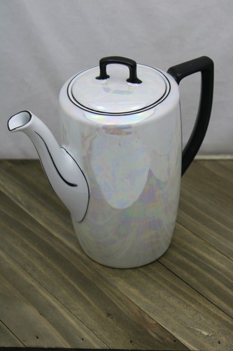 Antique czech teapot pearl - antique,