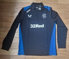 Glasgow Rangers Castore Medium 1/4 Zip Sweatshirt Training Football Top