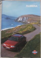 May 1999 Nissan Almera Brochure publication number 99999 52285