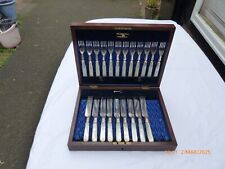 21 PIECE SILVER PLATE & MOTHER