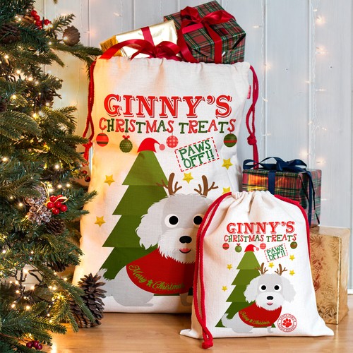 Maltese christmas sack - maltese,