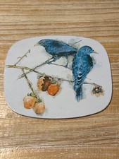 VINTAGE COATED TIN METAL/CORK