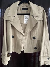 Zara Viral Crop Trench Jacket