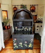 Unique Floral Kitchen Dresser