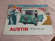 Austin J4 10-12 cwt Van Brochure VGC FREE POST Sales Leaflet