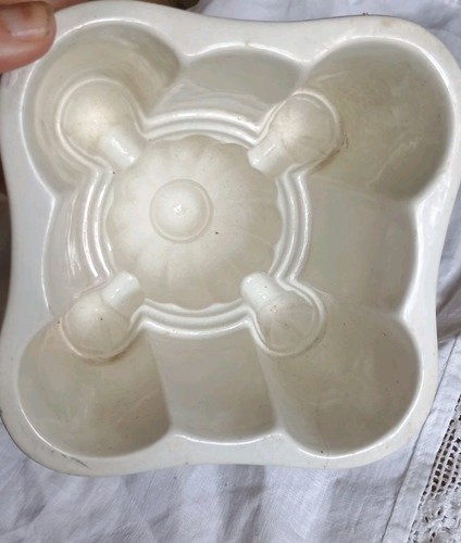 Vintage stoneware jelly - jelly, mould