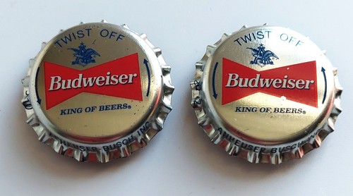 Vintage budweiser bottle - vintage, cap