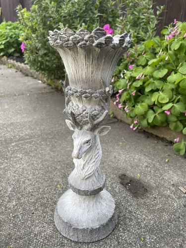 Large silver stag tall - large,