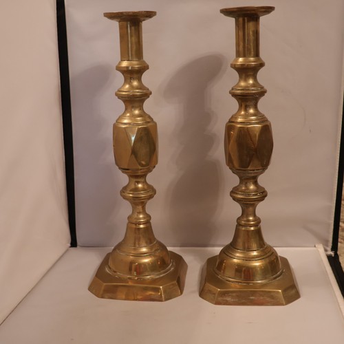 Pair antique english brass - pair,