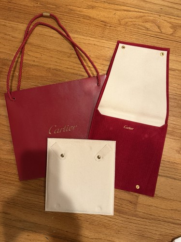 Cartier red velvet necklace - cartier,