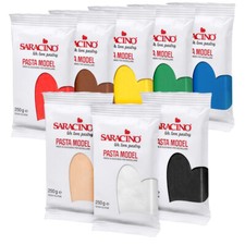 Saracino Modelling Paste 250g All Colours Sugarcraft - BUY 3 FOR FREE POSTAGE