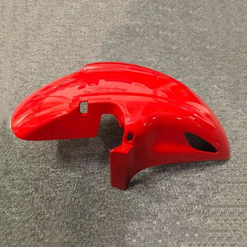 Red front tire - front, mudguard