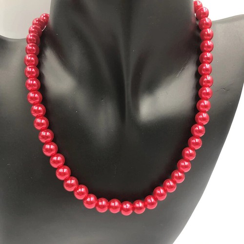 Classic 8mm crimson red pearl - 8mm,