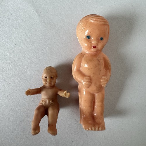 Vintage baby dolls miniature - baby,