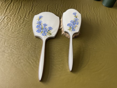 Vintage guilloche enameled - guilloche,