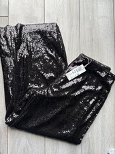 M&S Sequin Wide Leg Trousers