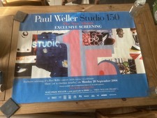 PAUL WELLER STUDIO 150 RARE LARGE PROMO POSTER NR MINT CONDITION 101X76 THE JAM