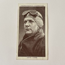 Churchman’s Cigarette Cards. Kings Of Speed. No. 12. John Cobb.