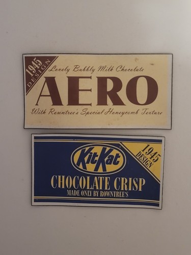 Vintage chocolate bar 1945 - 2x,