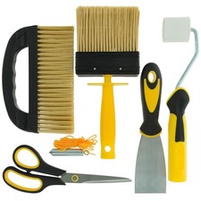 Coral 6PC Wallpaper Tool Kit 10321 DIY Paste Brush Knife Roller Full Set