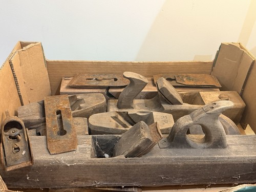 Antique wooden moulding planes - antique,
