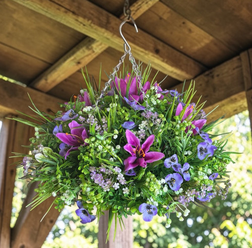 Purple lilies plus lots - purple,