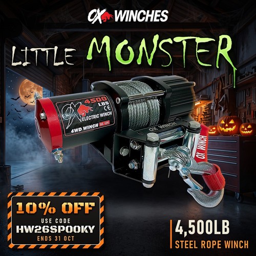 4500lb 12v electric - 12v, winch