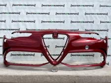 ALFA ROMEO GIULIA QUADROFOGLIO 2016-2022 FRONT BUMPER PDC + JETS GENUINE [P900]