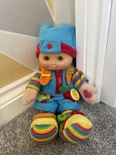 CITITOY 2012 Educational Doll Teach Me To Dress Brown Hair Buttons Straps Girl