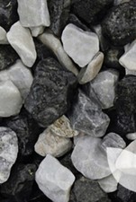 Black ice chippings - chippings, 20kg