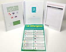 Safer Food Better Business Caterers 2025 + 13 Month Diary +Fridge Book + Sign.