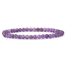 Natural Amethyst 4mm Bead