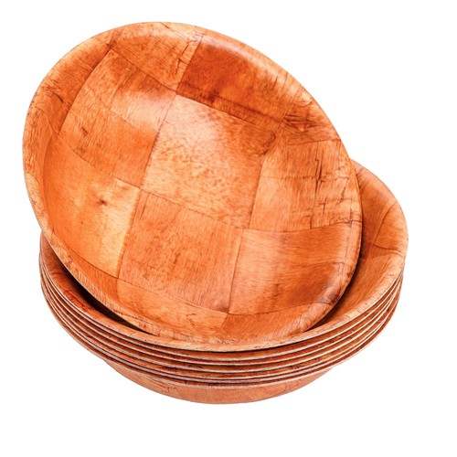 Pack wooden salad - wooden, bowls
