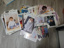 Job Lot Children & Babies knitting patterns- Vintage and modern (5KG) mixed lot
