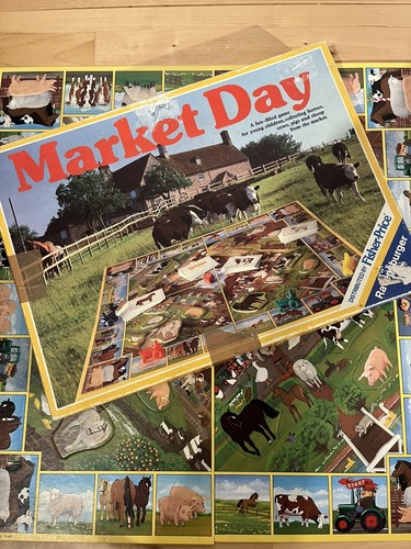 Vintage market day board game - market,