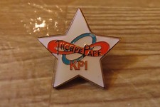 Thorpe Park Rare Staff Pin Badge KPI Star White Limited Uniform Issue Badges