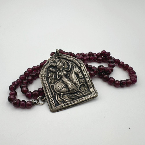 Antique indian silver - indian, amulet