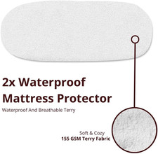 2X 100% Waterproof Moses