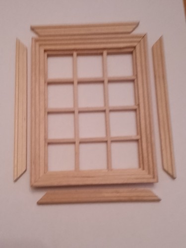 Dolls house georgian pane - dolls,