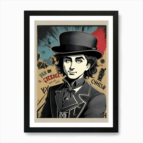 Charles dickens art print - charles,