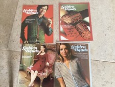 Vintage Retro Golden Hands Magazine Parts 70, 8, 60, 63 From 1972
