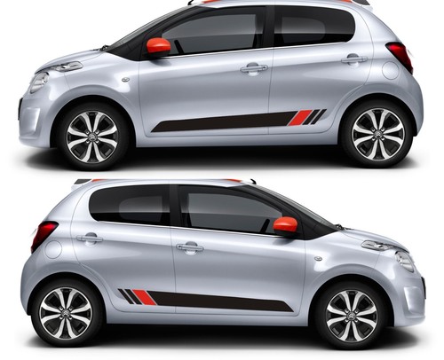 Side stripes decals - 2x,