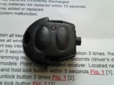 GENUINE FORD GALAXY&SEAT ALHAMBRA&VW SHARAN ETC (RF)2BUTTON REMOTE ALARM KEY FOB