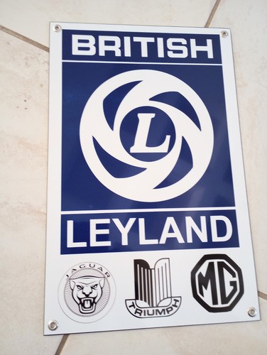 British leyland sign - british,