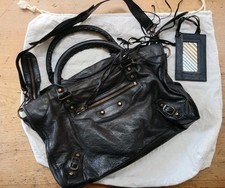 Balenciaga Black Leather City