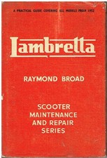 LAMBRETTA MODEL C LC D LD LDA LDB Li TV175 SCOOTERS 1952-60 OWNERS REPAIR MANUAL
