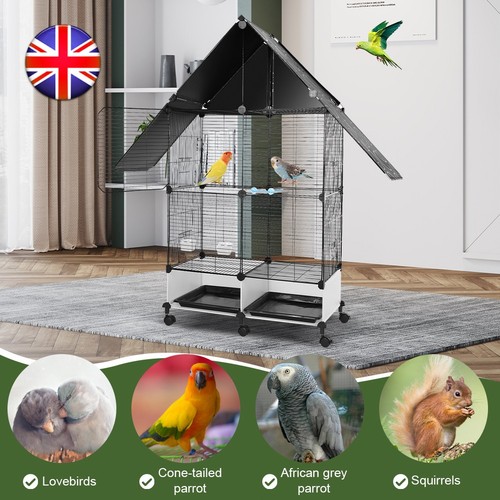 Bird cage parrot - cage, cockatiel