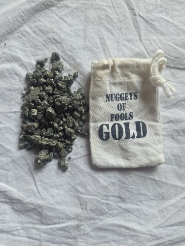 Small bag pyrite fool - of, pyrite-