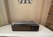 Mersoco Bluetooth Turntable Built-In Stereo Speakers, Vinyl Record Player