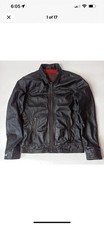Men Superdry Leather Jacket Xl
